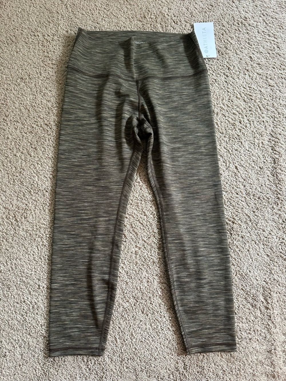 Athleta Olive Space-Dye Leggings.
